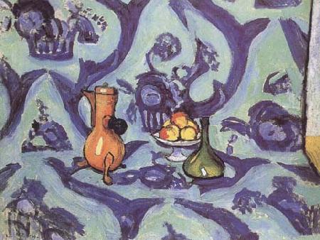 Henri Matisse Still Life with Blue Tablecoloth (mk35) oil painting image